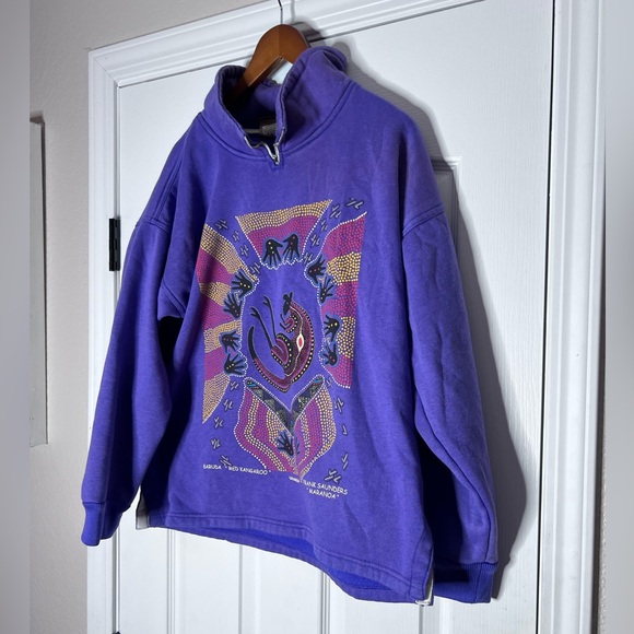 VTG Urimbirra Frank Saunders Red Kangaroo Sweater / Women small - Picture 4 of 6